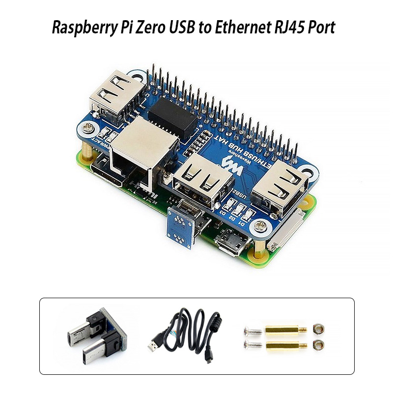 Pi Zero W Board - Raspberry Pi USB a Ethernet Porta