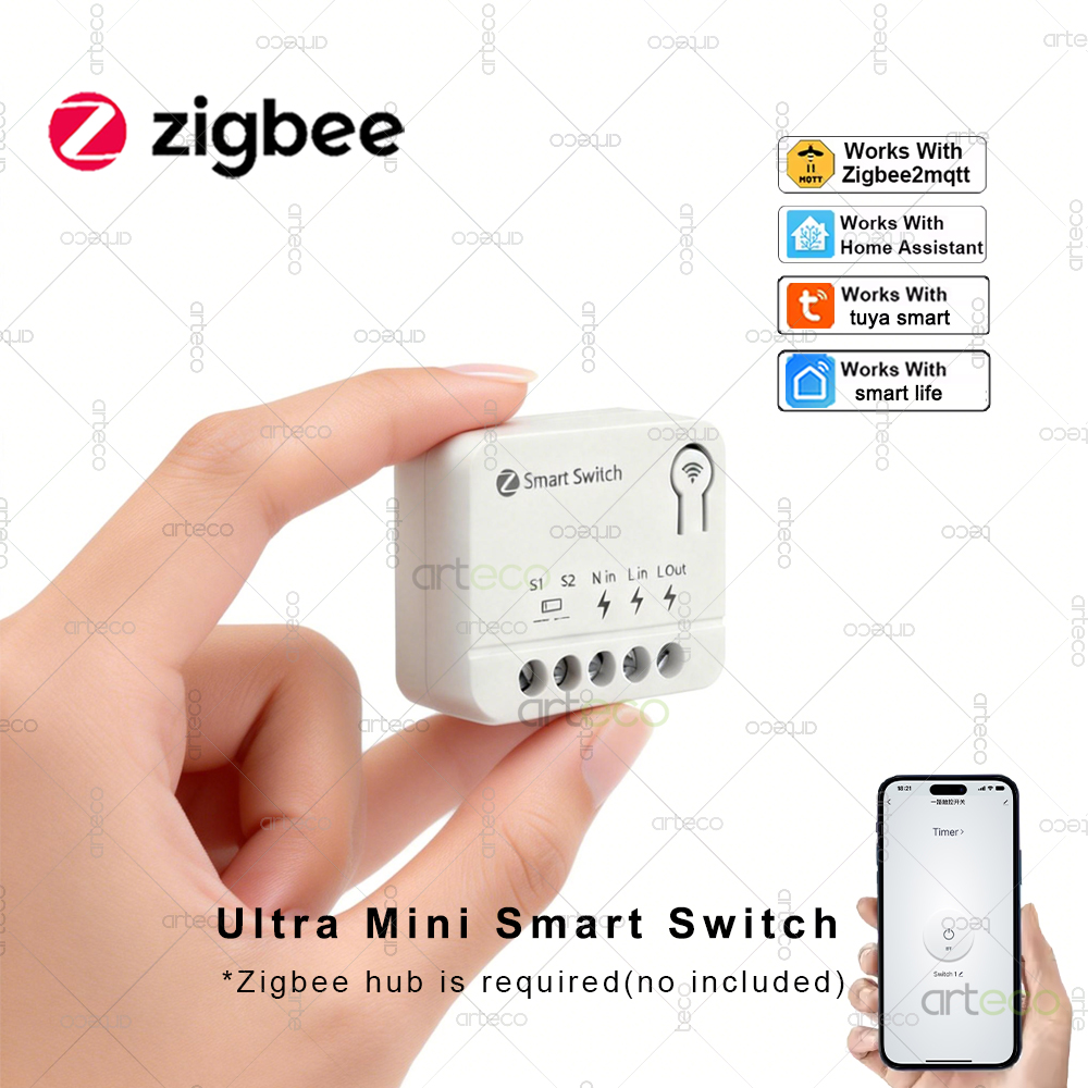 Smart Home Automation Diy - Modulo Interruttore Intelligente Zigbee Mini Fai-da-Te