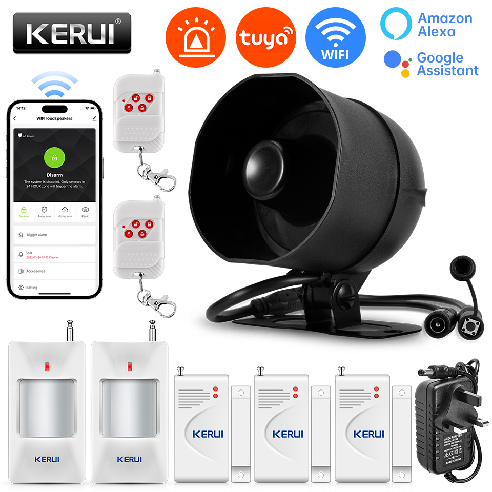 KERUI 120db Sirena Sistema di  - Smart Home Automation Diy recensione e prezzo