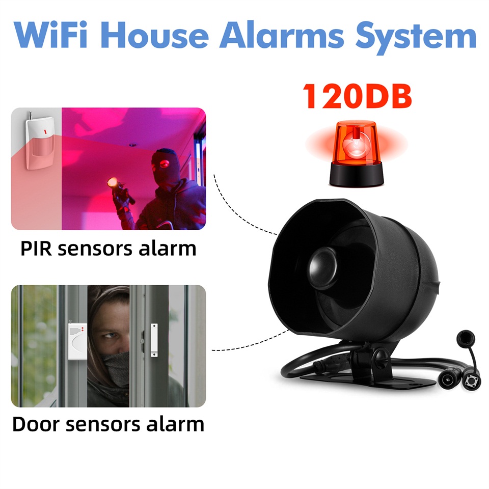 KERUI 120db Sirena Sistema di  - Smart Home Automation Diy recensione e prezzo
