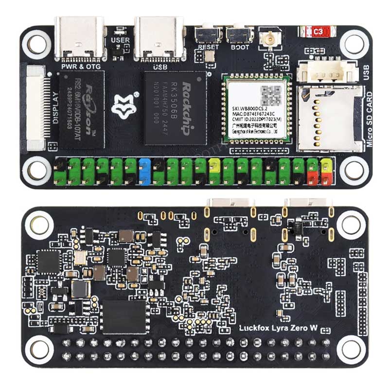 Scheda Linux Luckfox Lyra Zero - Pi Zero W Board recensione e prezzo